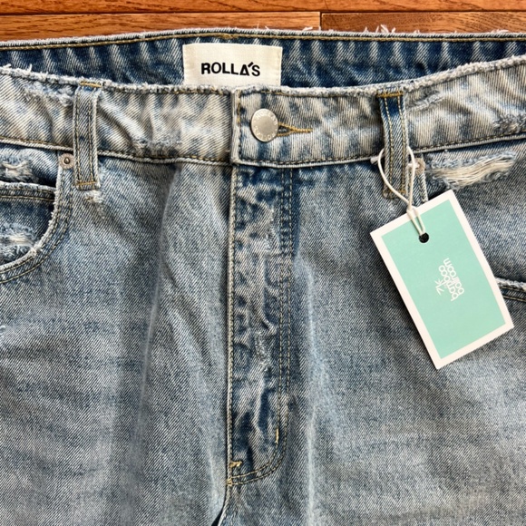 Rolla's Jeans NWT original cropped distressed, size 30 (US 10) - Picture 2 of 8